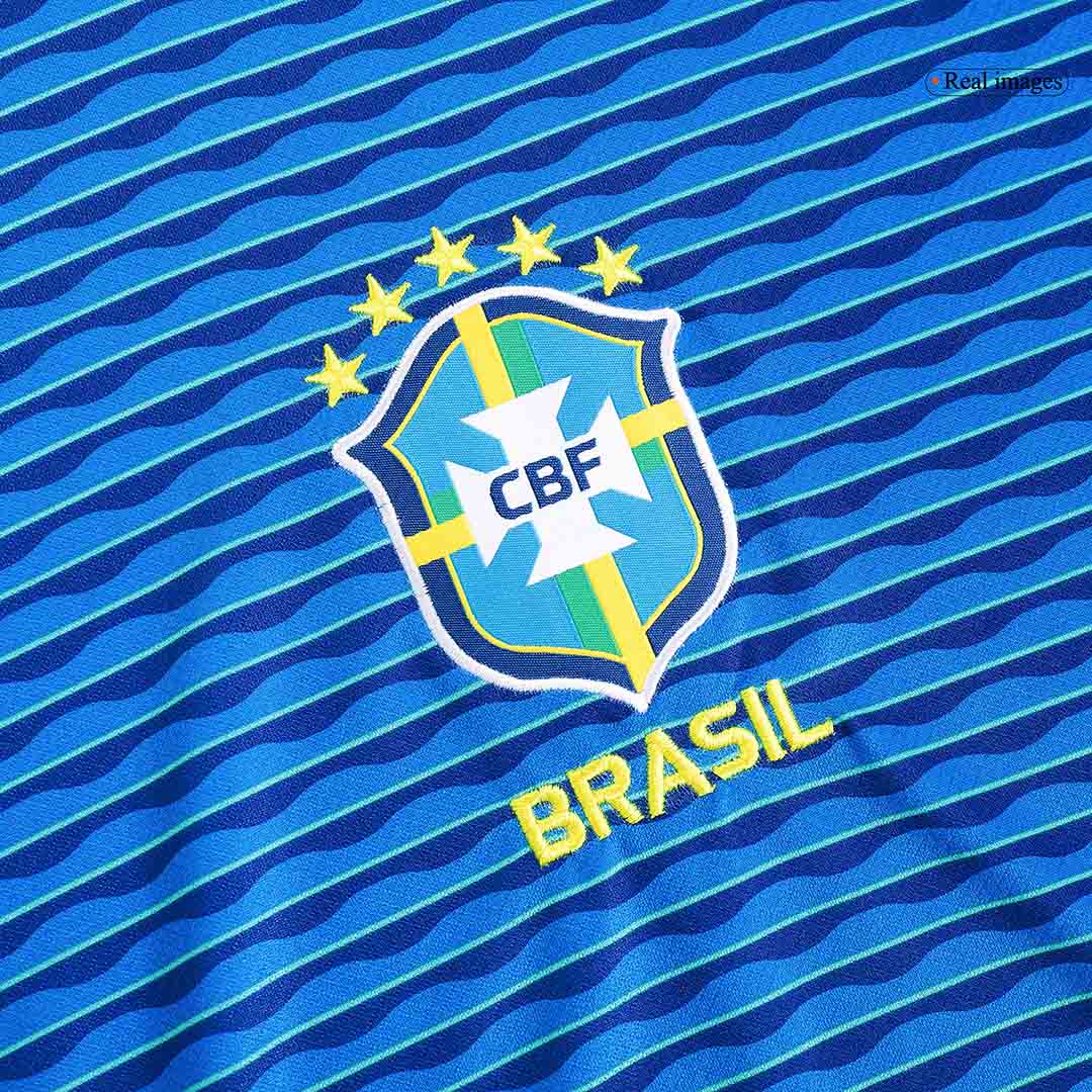 Camiseta de visitante de Brasil VINI JR. #7 de la Copa América 2024 