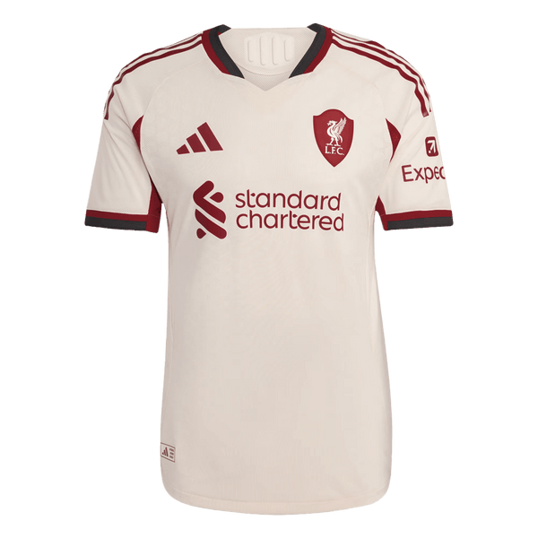 Authentic Liverpool Away Soccer Jersey 25/26 White - Football Shirt | SmartJerseys | Official Quality