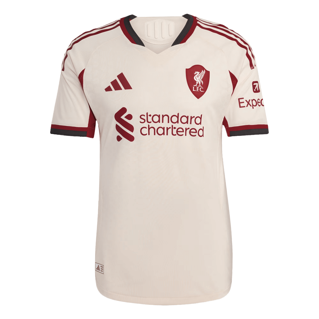 SZOBOSZLAI #8 Authentic Liverpool Away Soccer Jersey 25/26 White