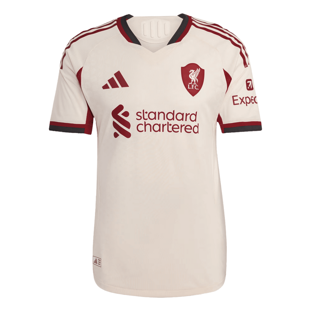 ISAK #9 Authentic Liverpool Away Soccer Jersey 25/26 White