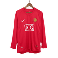 Manchester United Home Jersey Retro 2007/08 - Long Sleeve - Football Shirt | SmartJerseys | Official Quality
