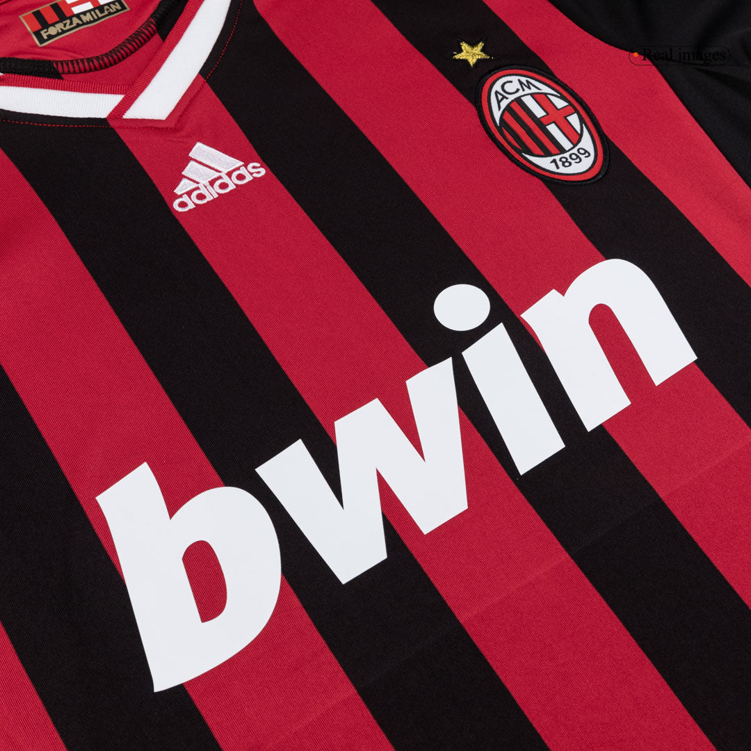 Maillot domicile rétro de l'AC Milan 2009/10