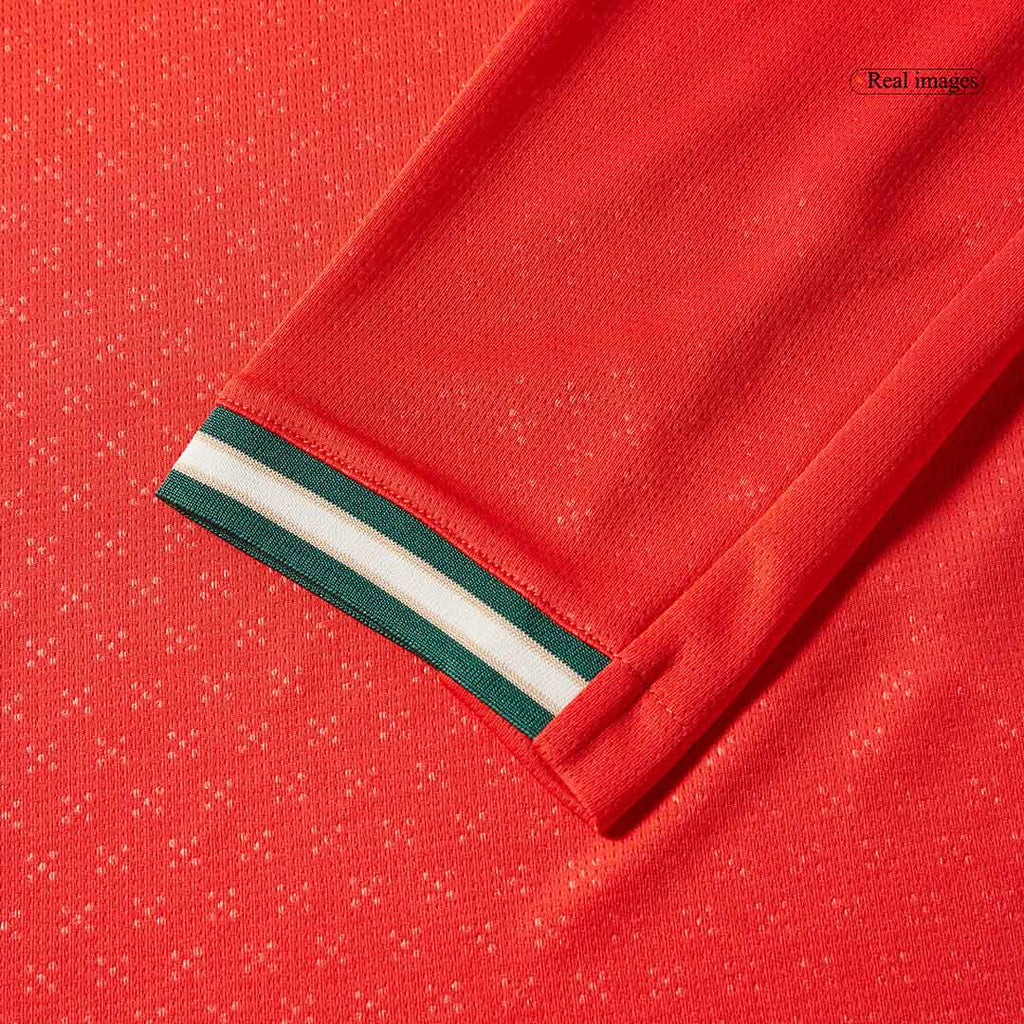 Camiseta de fútbol local de manga larga de Portugal 2025
