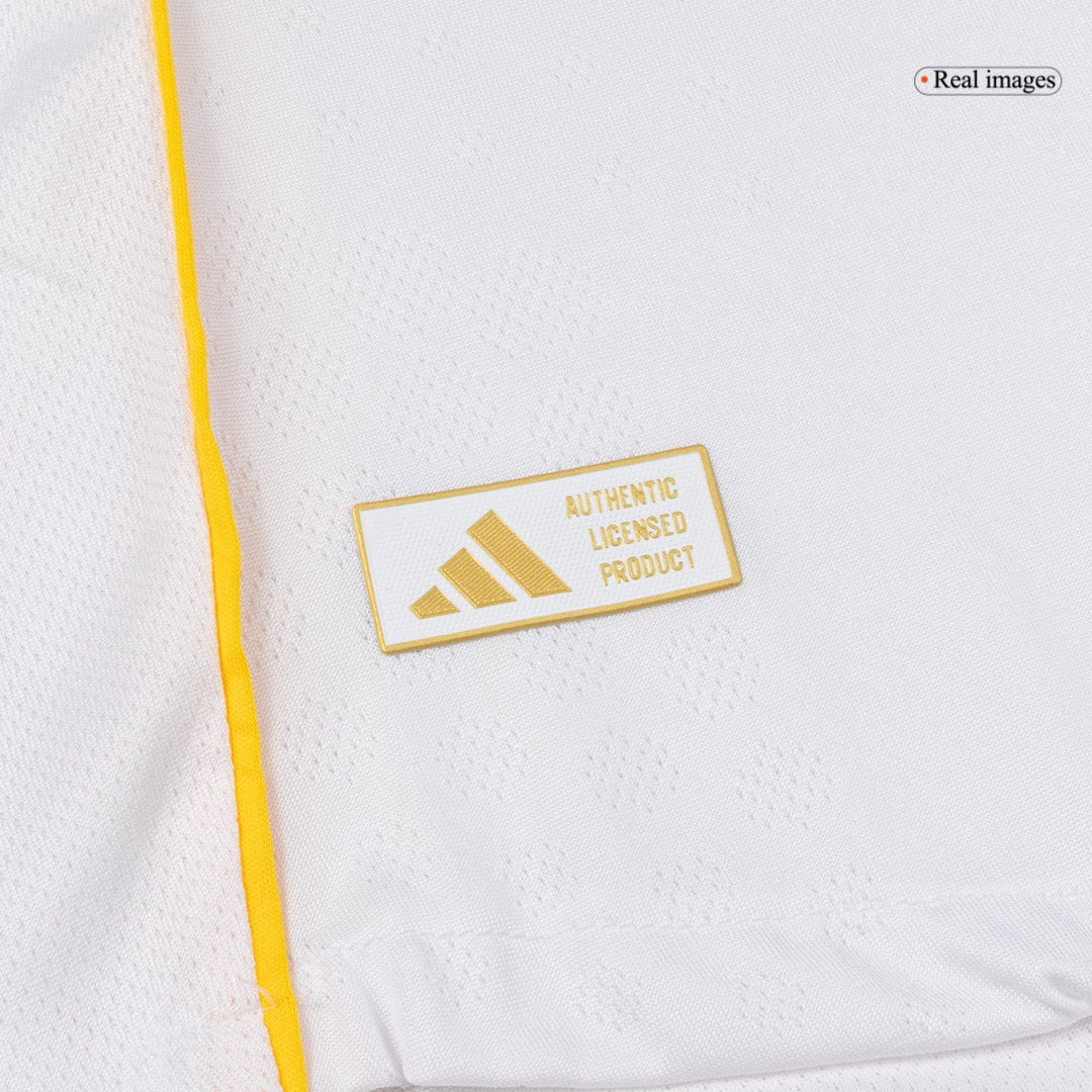 Camiseta de fútbol local de manga larga del Real Madrid 2025/26