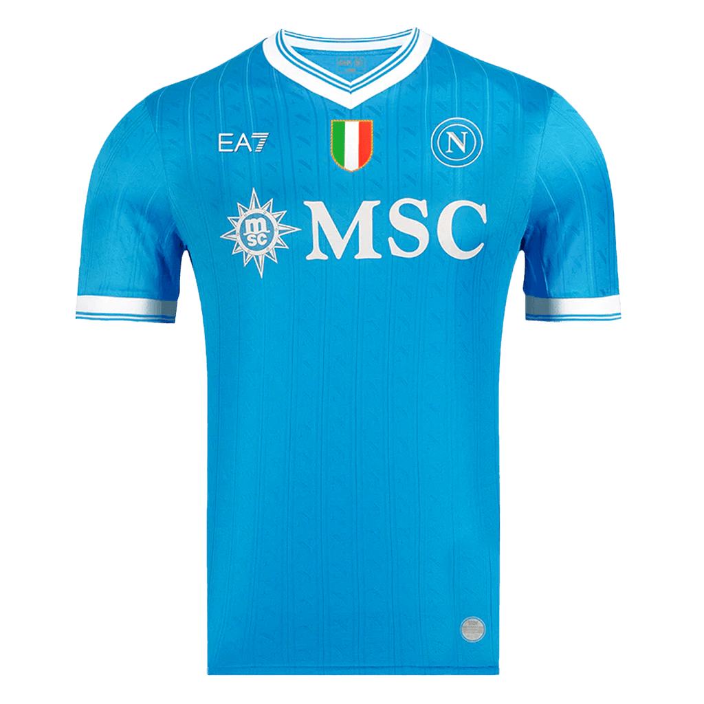 A Napoli Home Soccer Jersey 2025/26 Blue - Football Shirt | SmartJerseys | Official Quality
