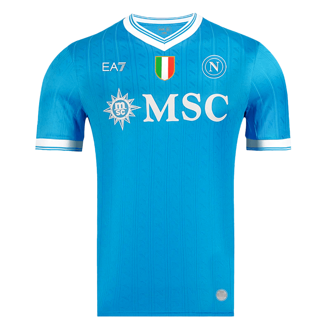 A Napoli Home Soccer Jersey 2025/26 Blue - Football Shirt | SmartJerseys | Official Quality