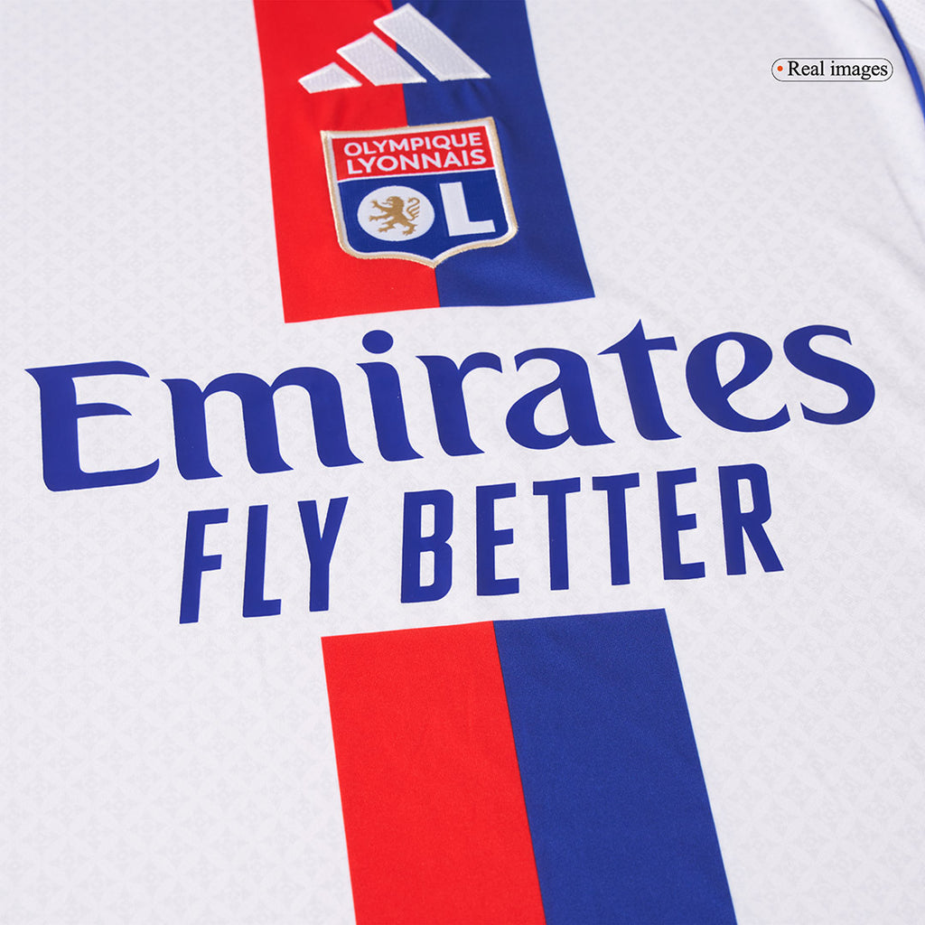 Maillot de football domicile de l'Olympique Lyonnais 2025/26