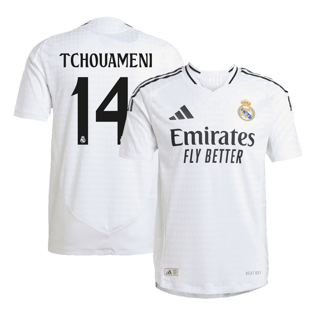 Real Madrid TCHOUAMENI #14 Home Jersey Authentic - Football Shirt | SmartJerseys | Official Quality