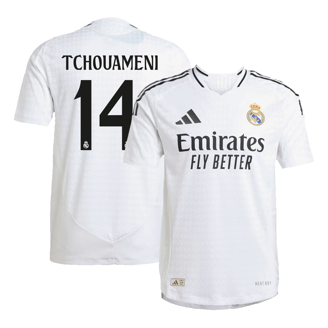 Real Madrid TCHOUAMENI #14 Home Jersey Authentic - Football Shirt | SmartJerseys | Official Quality