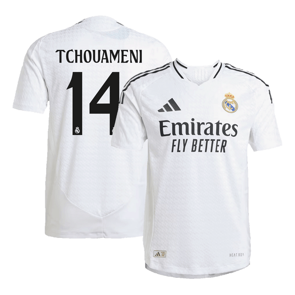 Real Madrid TCHOUAMENI #14 Home Jersey Authentic - Football Shirt | SmartJerseys | Official Quality