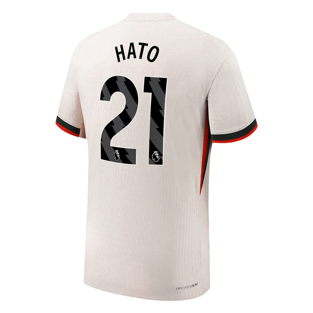 HATO #21 Authentic Chelsea Away Soccer Jersey 2025/26 White