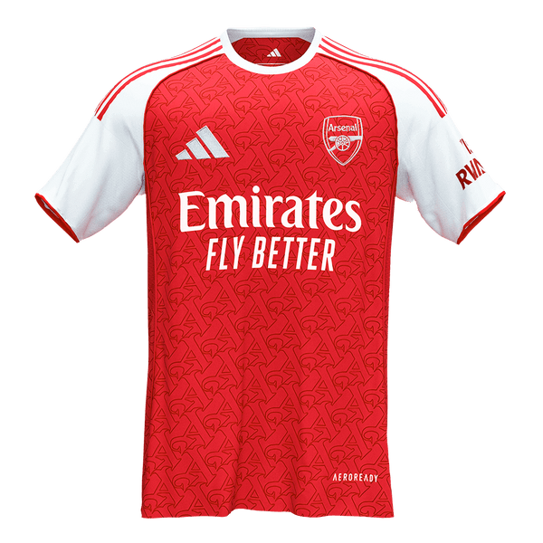 Arsenal Home Soccer Jersey 2025/26 Red - Football Shirt | SmartJerseys | Official Quality