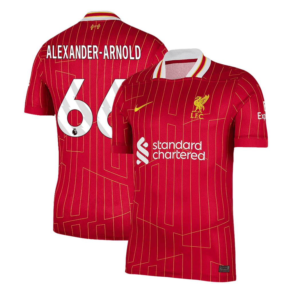 Liverpool ALEXANDER-ARNOLD #66 Home Soccer Jersey 2024/25 - Football Shirt | SmartJerseys | Official Quality