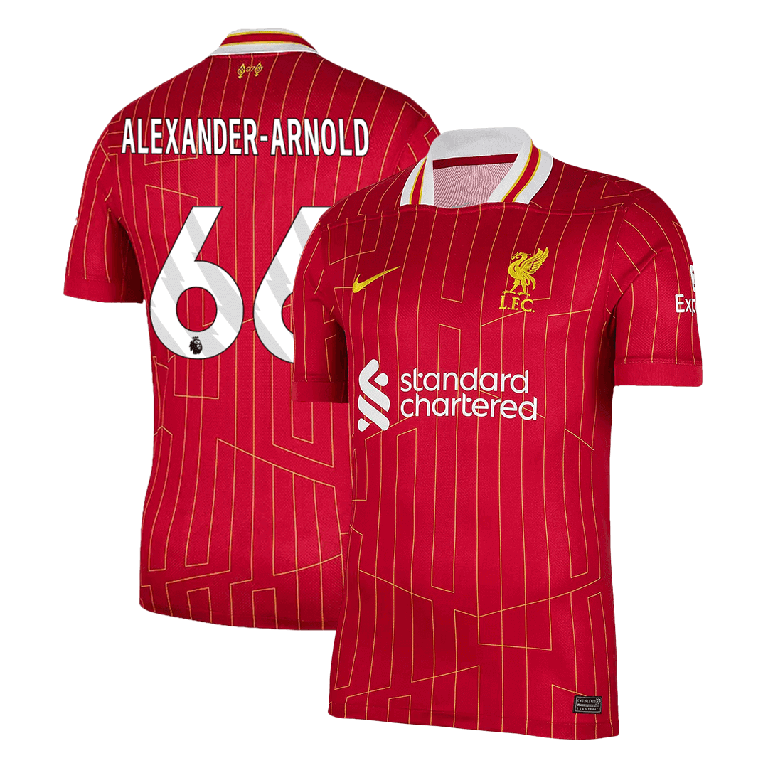 Liverpool ALEXANDER-ARNOLD #66 Home Soccer Jersey 2024/25 - Football Shirt | SmartJerseys | Official Quality