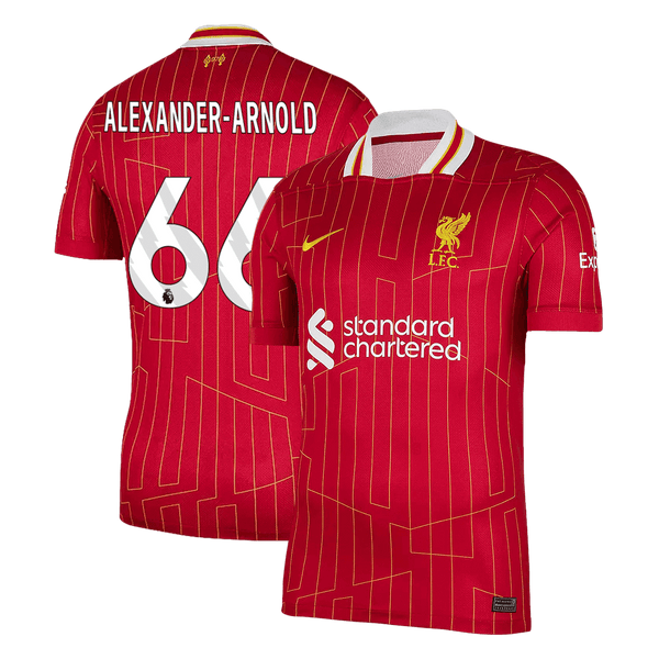 Liverpool ALEXANDER-ARNOLD #66 Home Soccer Jersey 2024/25 - Football Shirt | SmartJerseys | Official Quality
