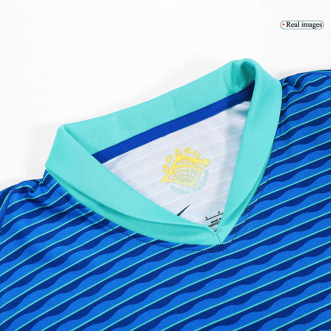 Camiseta de visitante de Brasil VINI JR. #7 de la Copa América 2024 