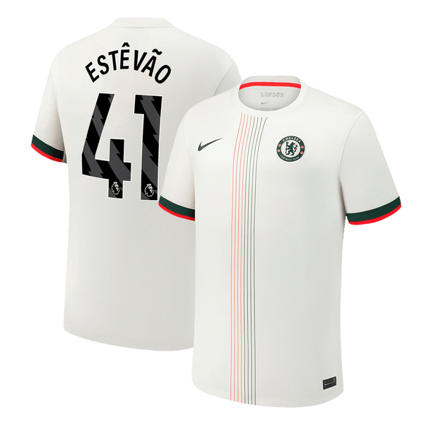 Chelsea ESTÊVÃO #41 Away Soccer Jersey 2025/26 - Football Shirt | SmartJerseys | Official Quality