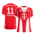 Bayern Munich N.JACKSON #11 Home Soccer Jersey 2025/26 - Football Shirt | SmartJerseys | Official Quality
