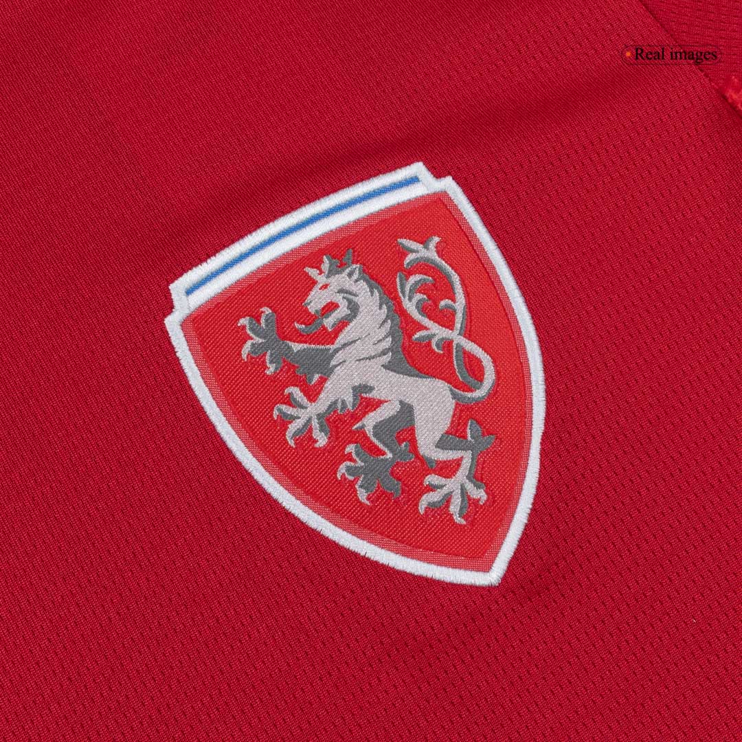 Maillot domicile de l'équipe tchèque de football, Coupe du Monde 2026, rouge