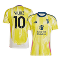 Juventus YILDIZ #10 Away Soccer Jersey 2024/25 - Save The Children Sponsor - Football Shirt | SmartJerseys | Official Quality