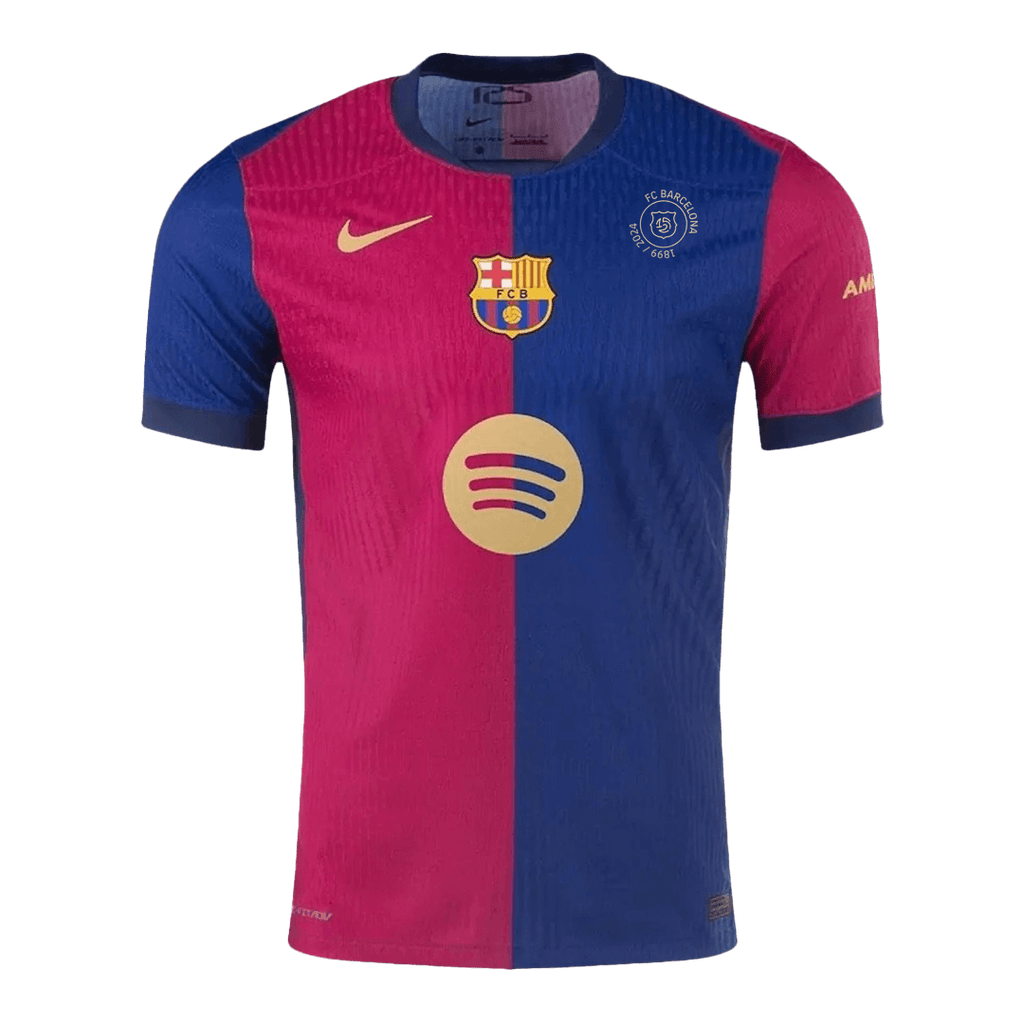 Barcelona Home Soccer Jersey Authentic 2024/25 - 125th Anniversary(Spotify Logo Without Text) - Football Shirt | SmartJerseys | Official Quality