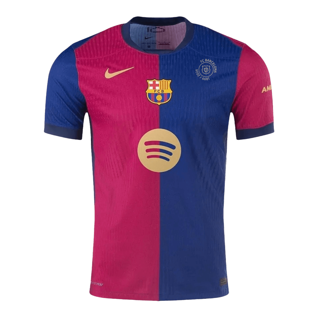 Barcelona Home Soccer Jersey Authentic 2024/25 - 125th Anniversary(Spotify Logo Without Text) - Football Shirt | SmartJerseys | Official Quality