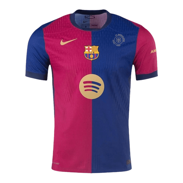 Barcelona Home Soccer Jersey Authentic 2024/25 - 125th Anniversary(Spotify Logo Without Text) - Football Shirt | SmartJerseys | Official Quality