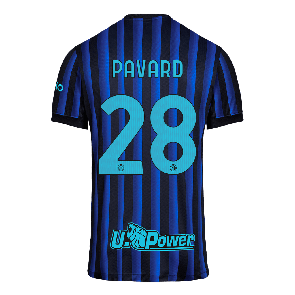 Maillot domicile Inter Milan PAVARD n° 28 2025/26