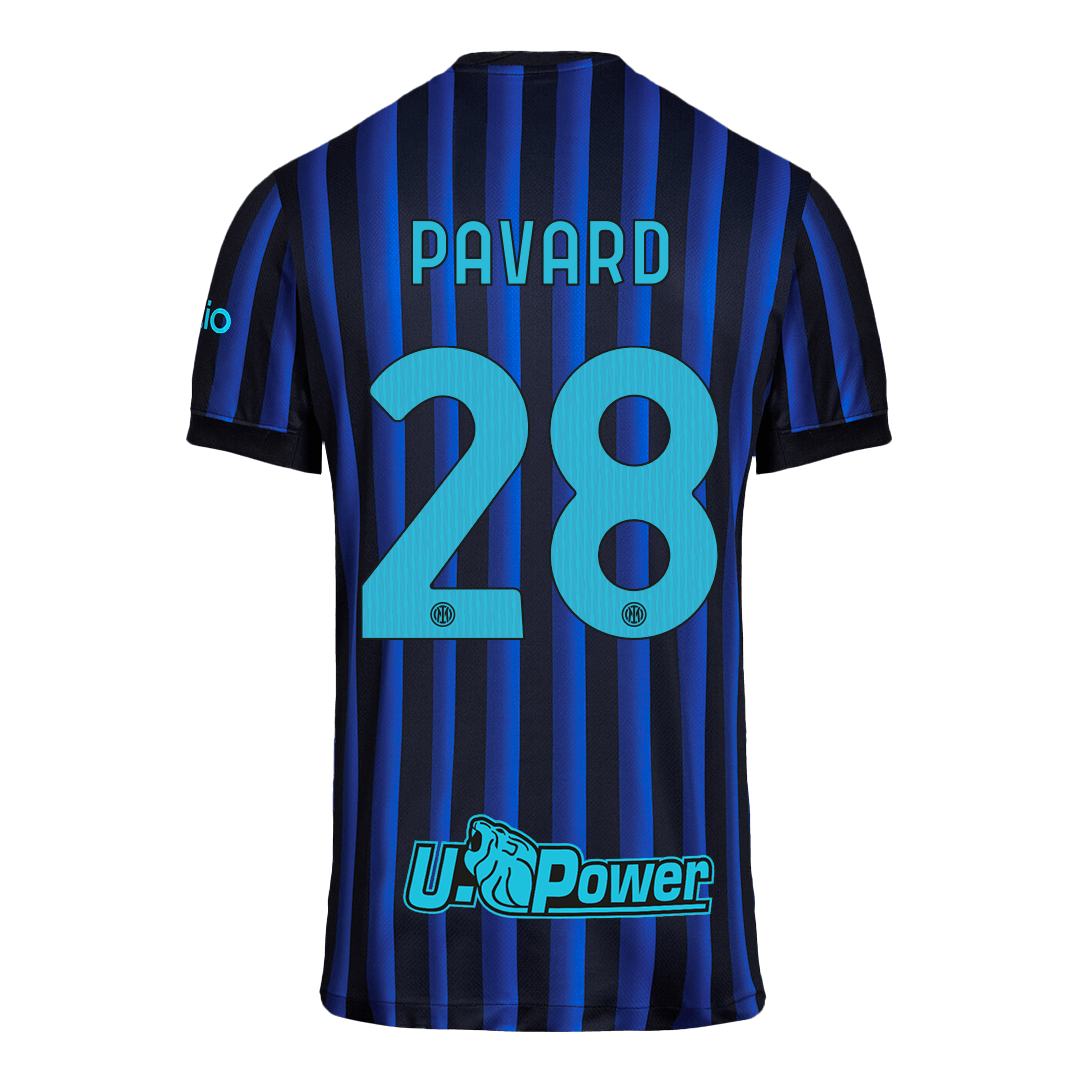 Maillot domicile Inter Milan PAVARD n° 28 2025/26