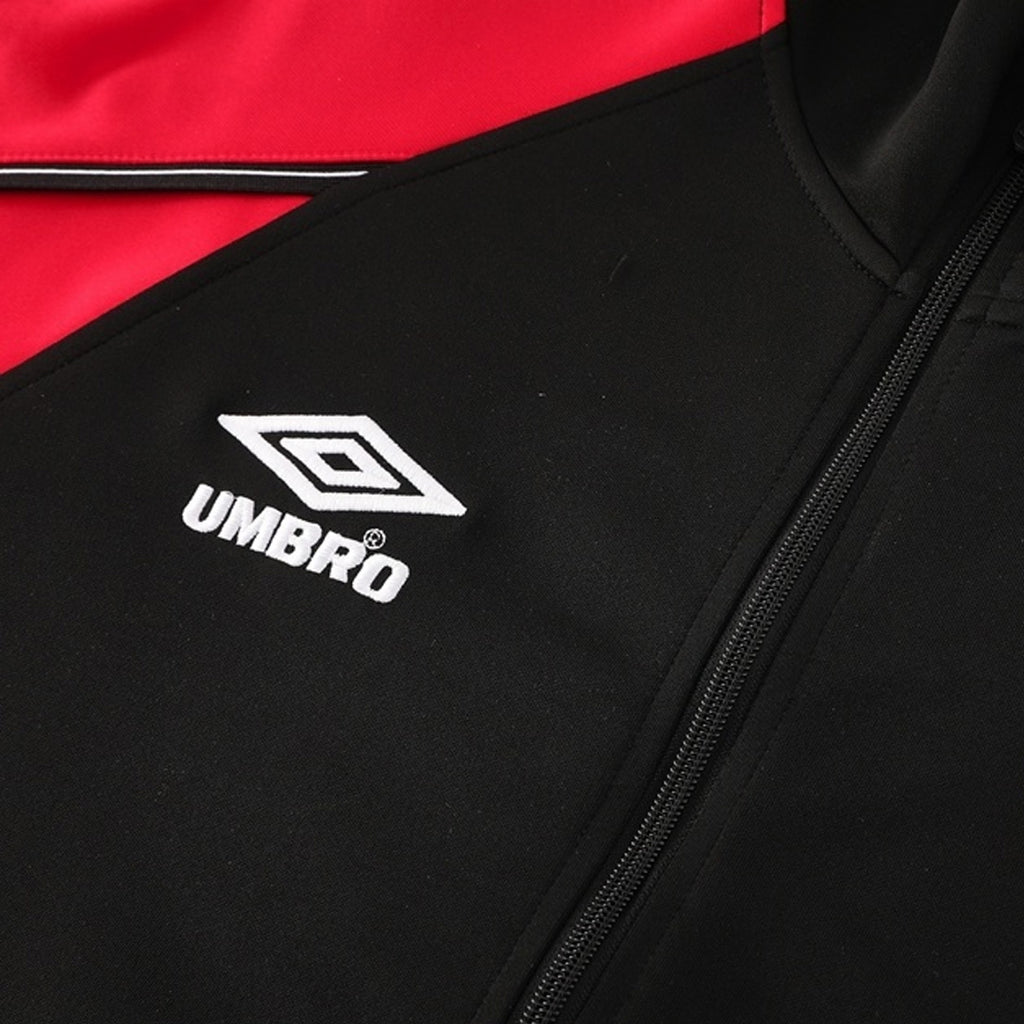 25/26 Manchester United Training Jacket Red&Black