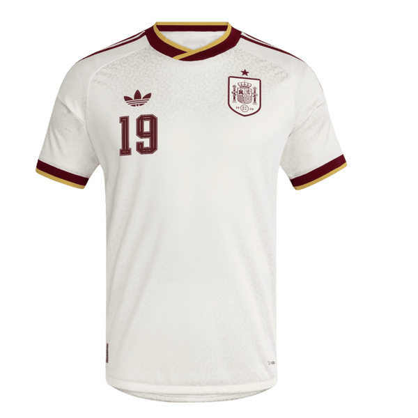 Spain LAMINE YAMAL #19 Away Soccer Jersey Authentic 2026