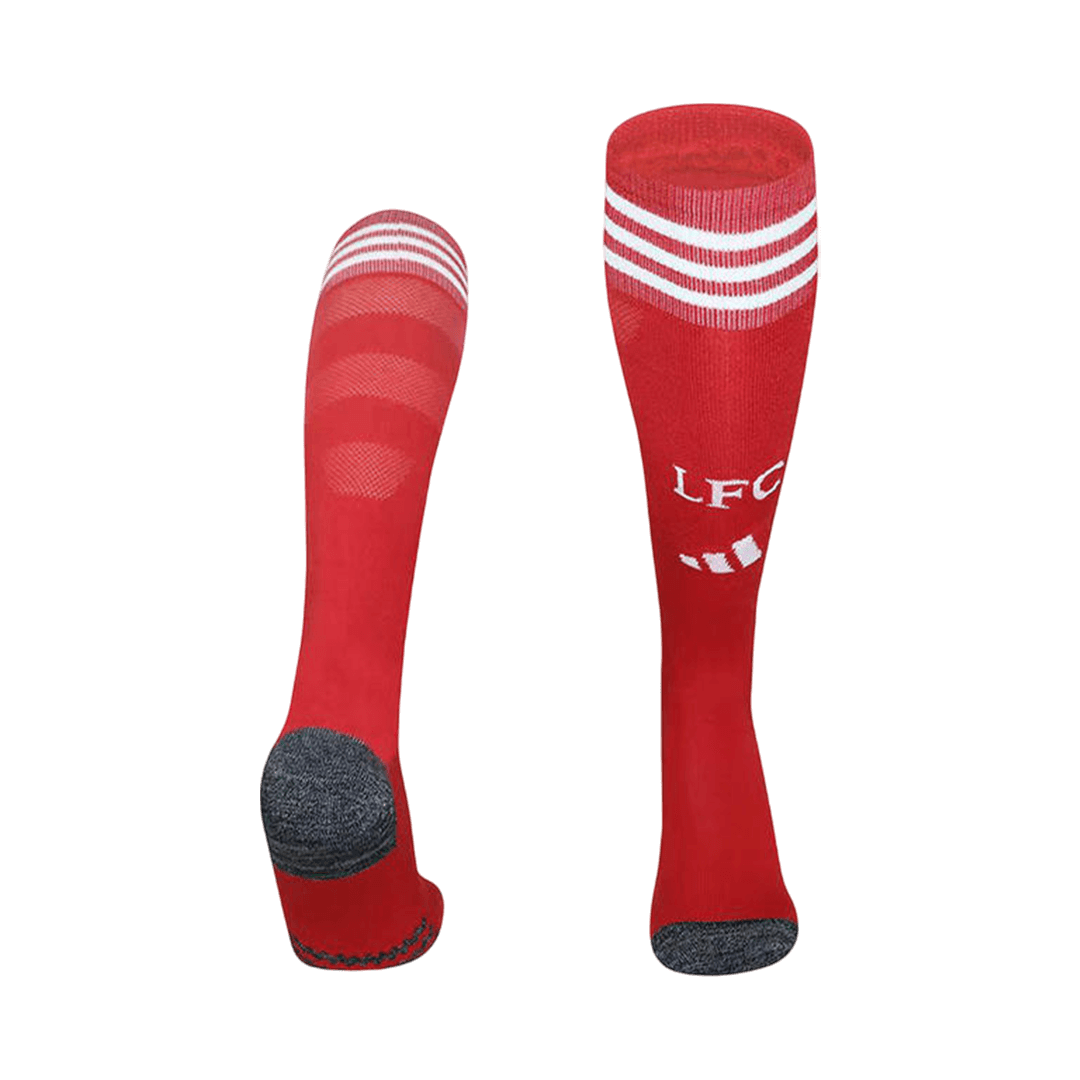 Liverpool Home Soccer Socks 2025/26 Kid - Football Shirt | SmartJerseys | Official Quality