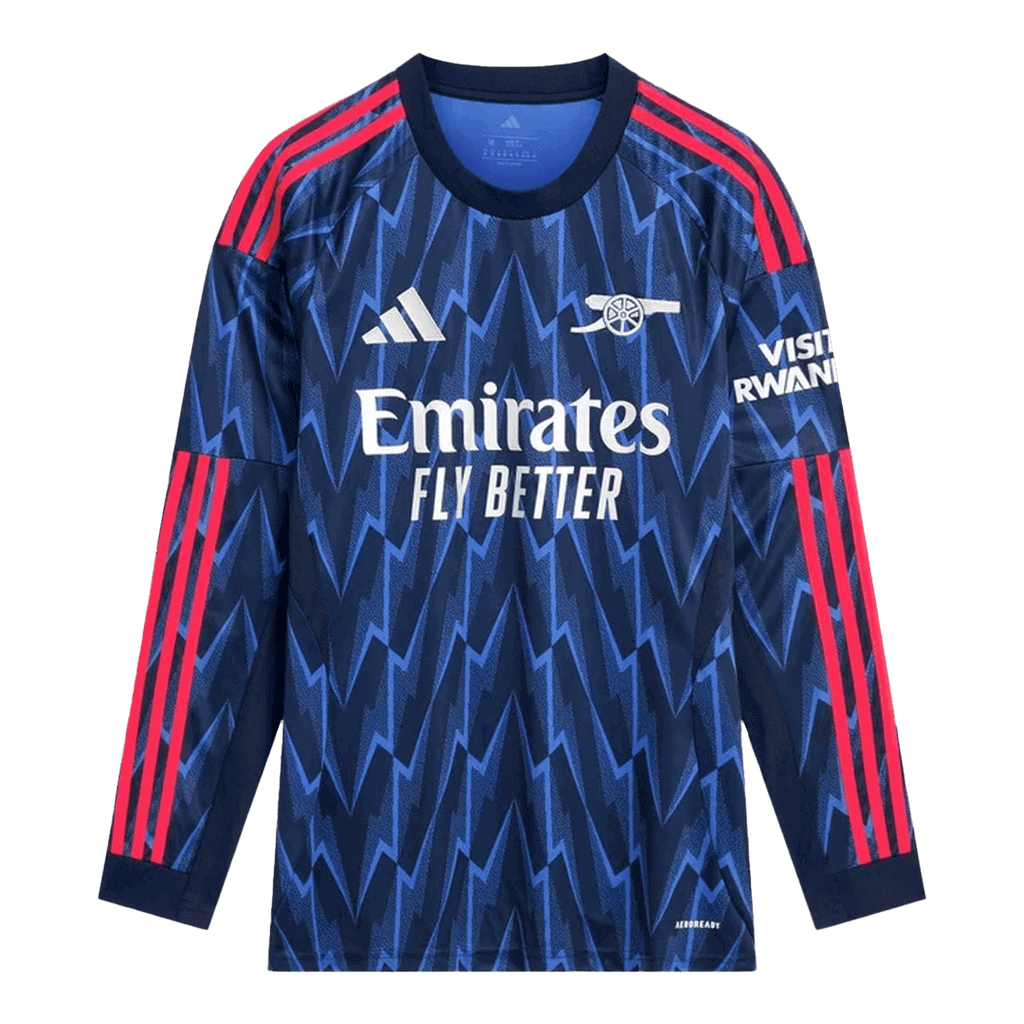 Arsenal Long Sleeve Away Soccer Jersey 2025/26 - Football Shirt | SmartJerseys | Official Quality