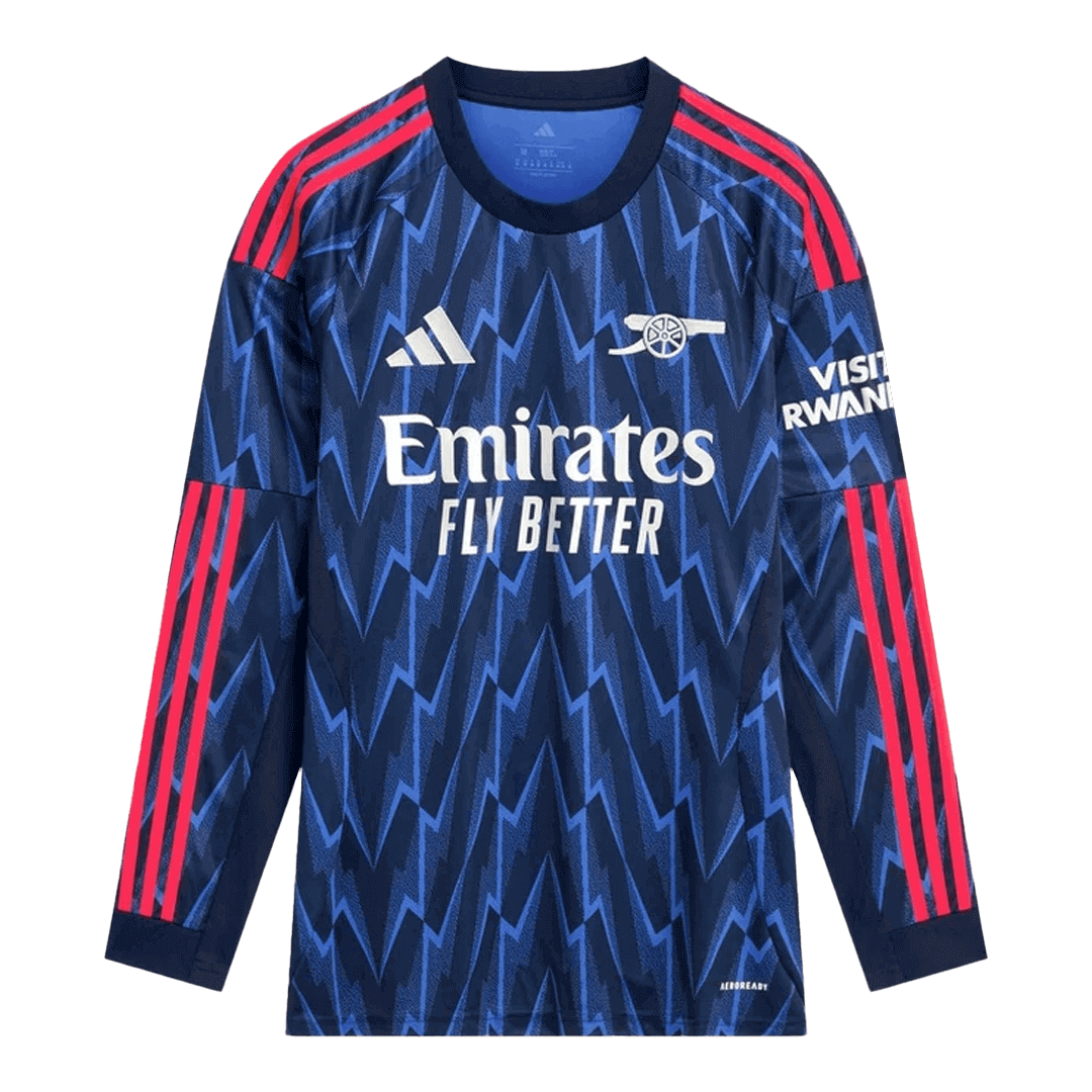 Arsenal Long Sleeve Away Soccer Jersey 2025/26 - Football Shirt | SmartJerseys | Official Quality