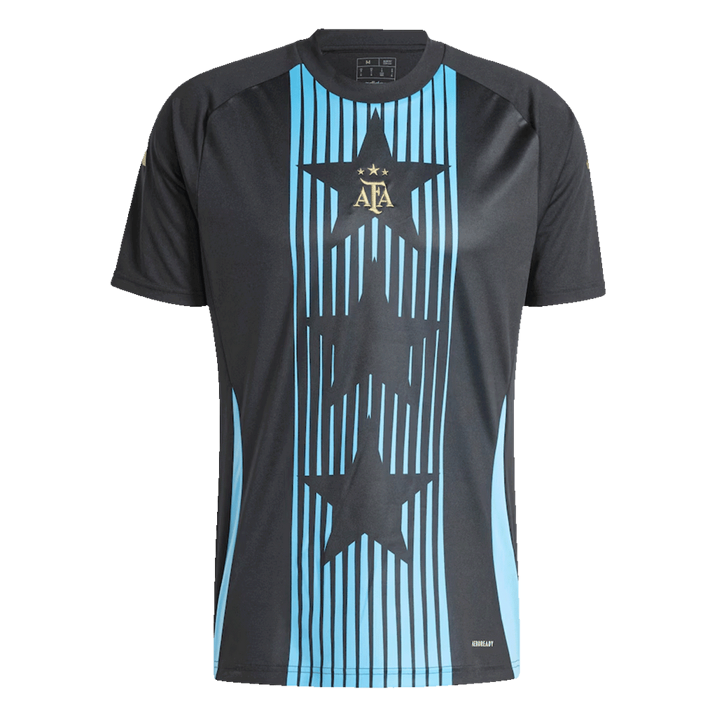 Argentina Pre-Match Training Jersey Copa America 2024 - Black - Football Shirt | SmartJerseys | Official Quality