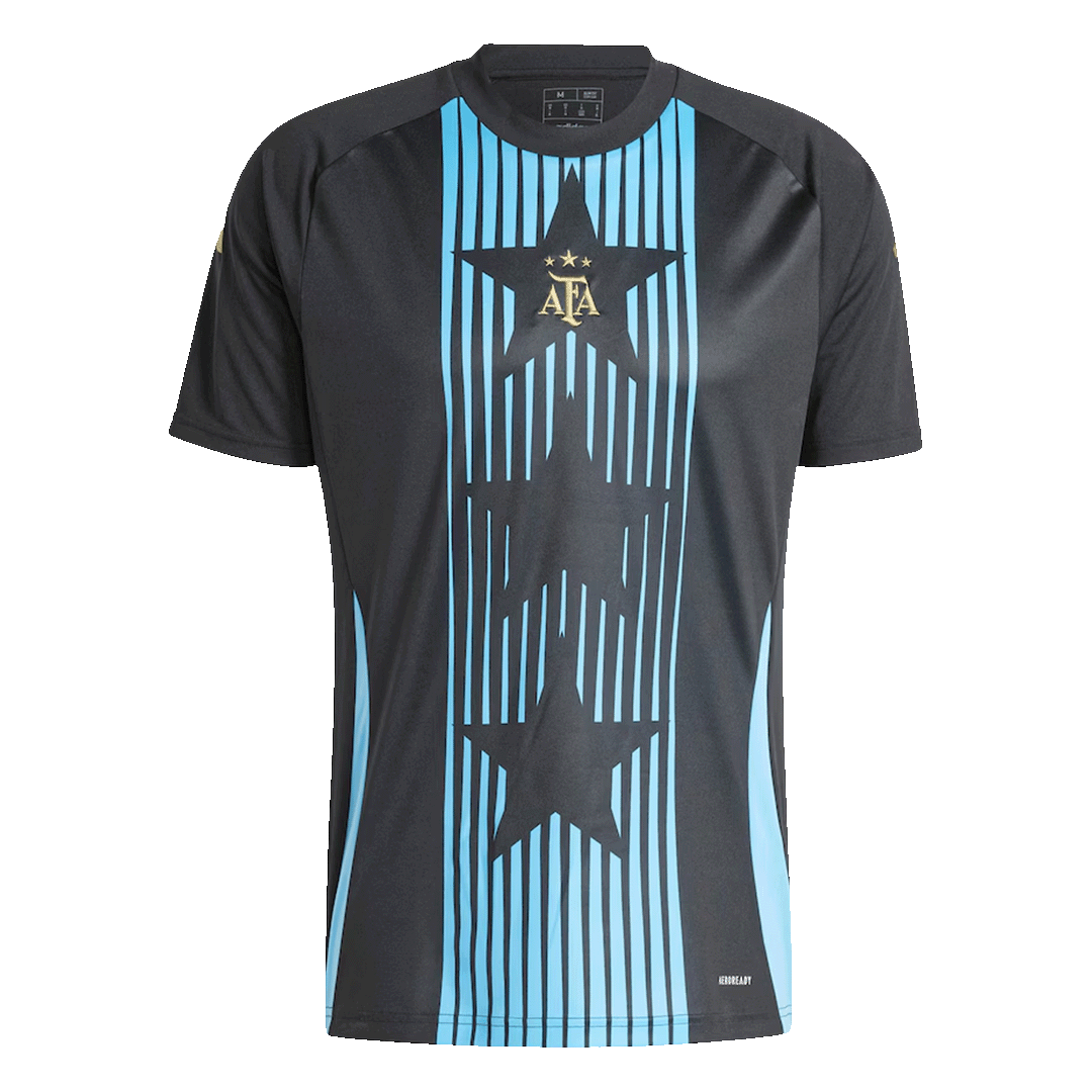 Argentina Pre-Match Training Jersey Copa America 2024 - Black - Football Shirt | SmartJerseys | Official Quality