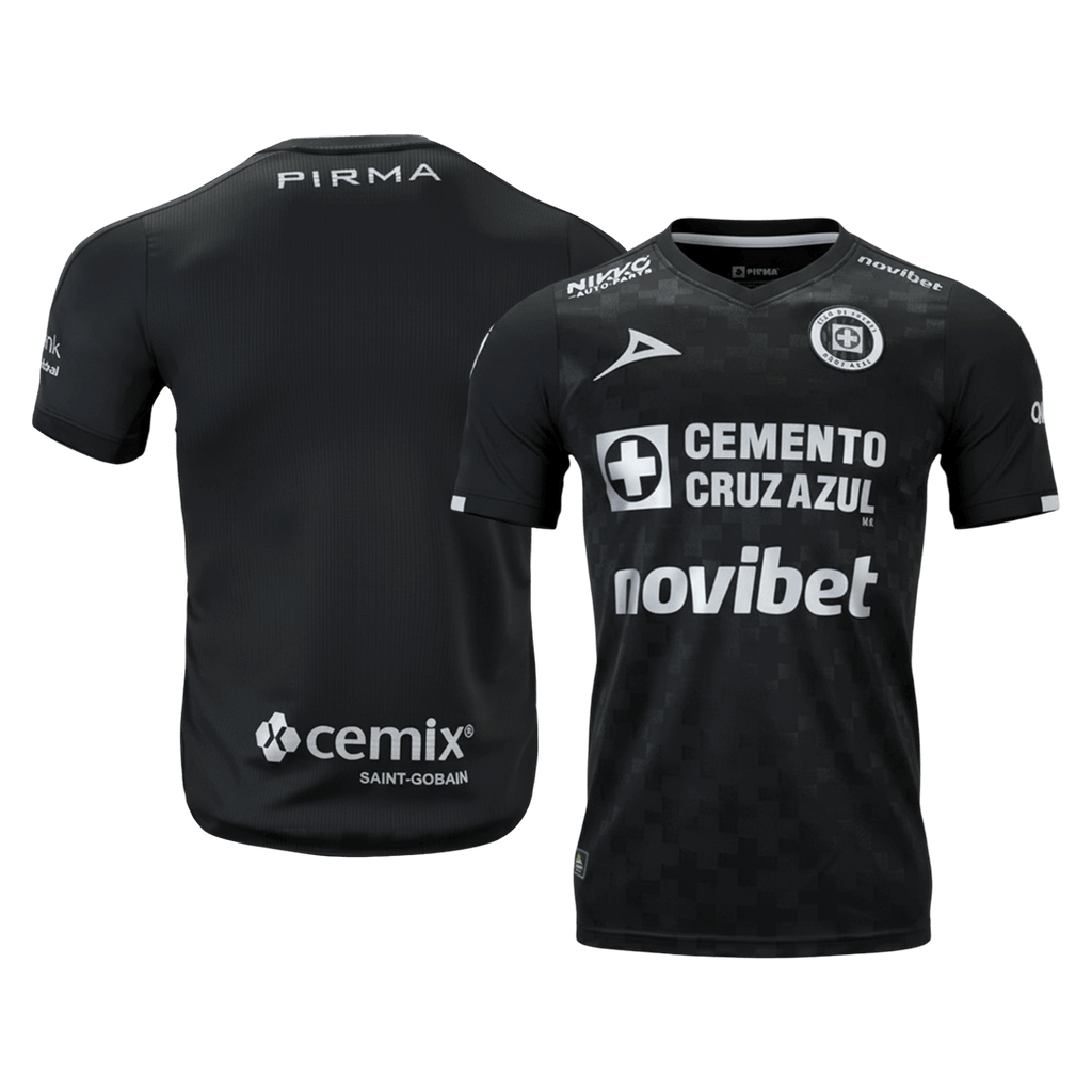 Camiseta de fútbol de tercera edición de Cruz Azul 25/26, versión de jugador, color negro