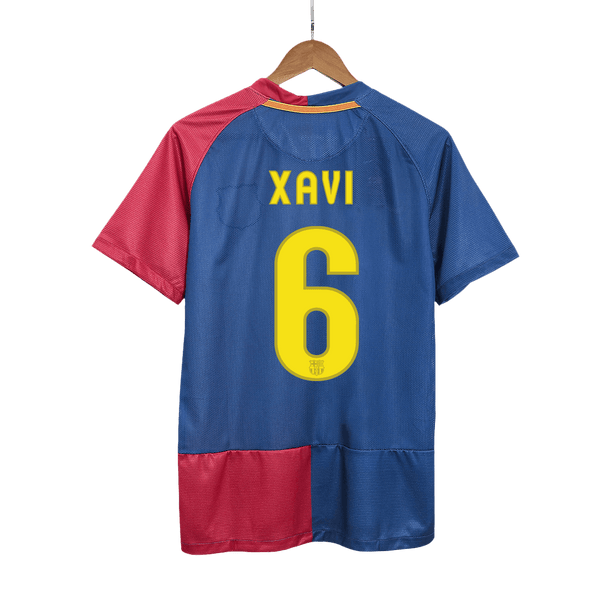Barcelona XAVI #6 Home Soccer Jersey Retro 2008/09 - Football Shirt | SmartJerseys | Official Quality
