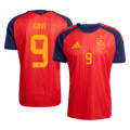 GAVI #9 Spain Home Soccer Jersey World Cup 2026 Red