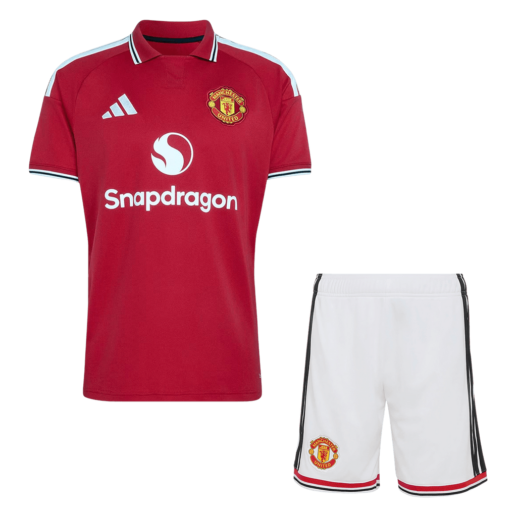 Manchester United Home Soccer Jersey Kit (Jersey+Shorts) 2026/27