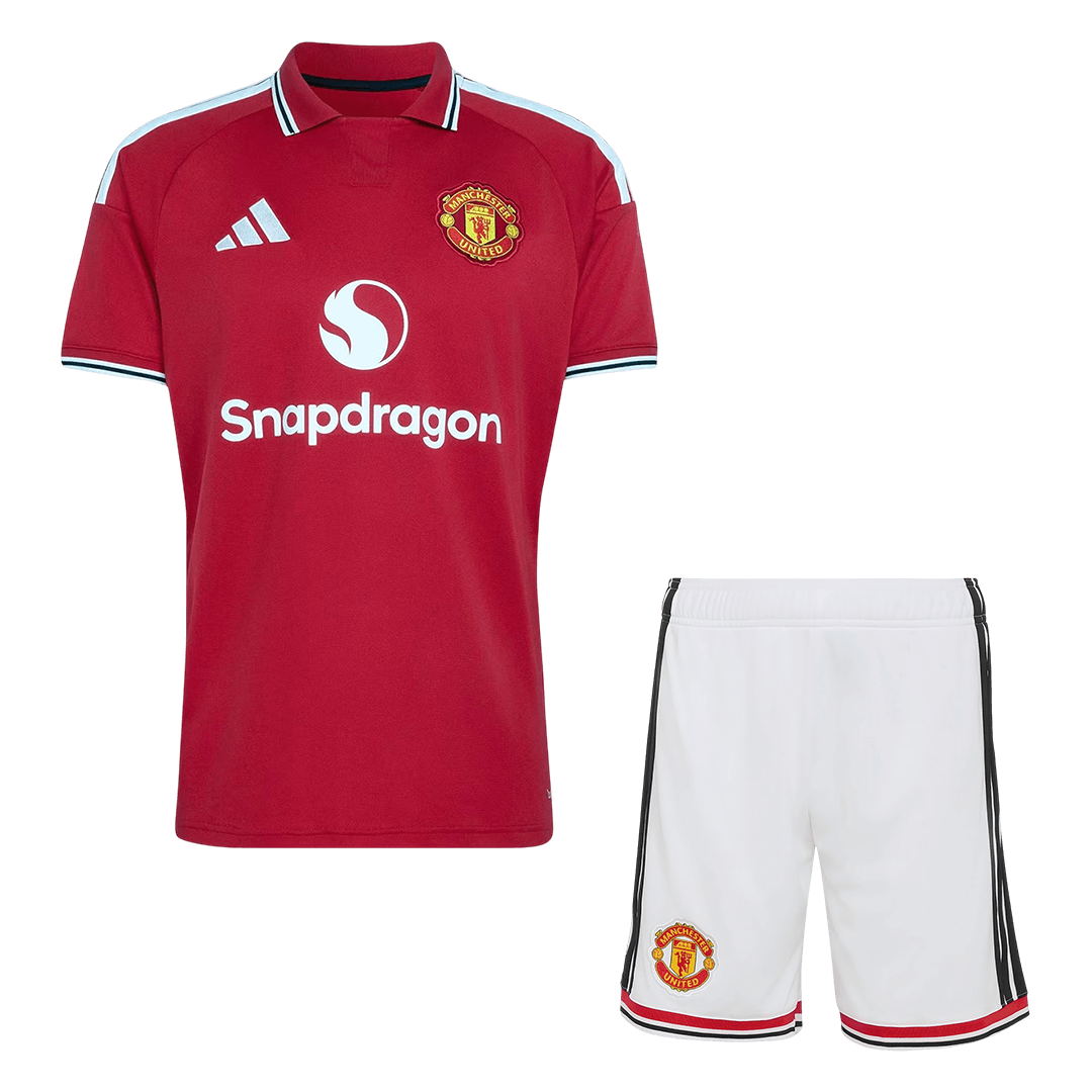 Manchester United Home Soccer Jersey Kit (Jersey+Shorts) 2026/27