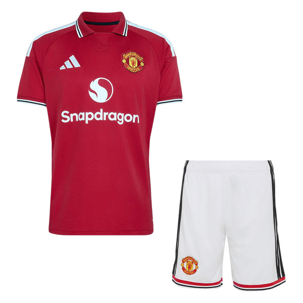 Manchester United Home Soccer Jersey Kit (Jersey+Shorts) 2026/27