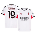 FOFANA #19 Authentic AC Milan Away Soccer Jersey 2025/26 White - Football Shirt | SmartJerseys | Official Quality