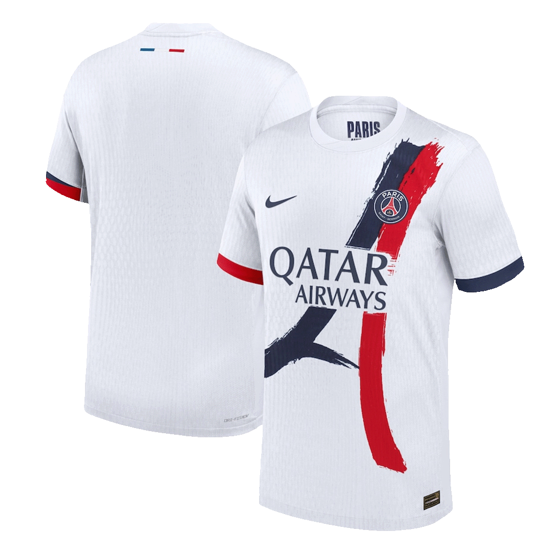 Camiseta de visitante auténtica del PSG 2024/25