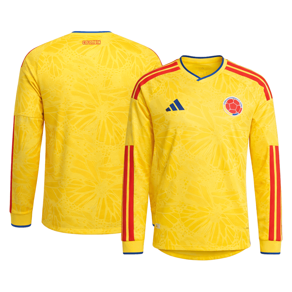Colombia Long Sleeve Home Soccer Jersey 2026