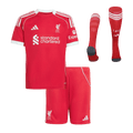 Kid's Liverpool Home Soccer Jersey Kit(Jersey+Shorts+Socks) 25/26 Red - Football Shirt | SmartJerseys | Official Quality