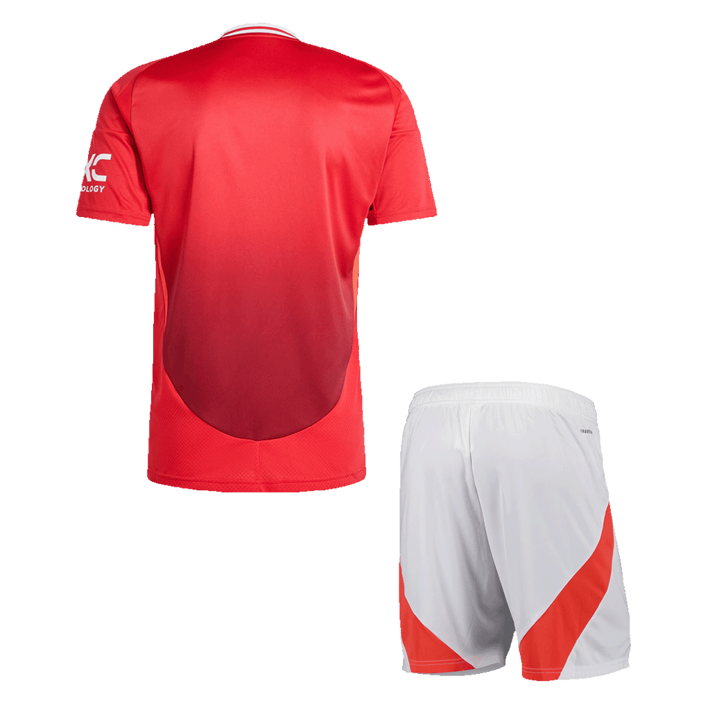 Manchester United Home Jersey Kit 2024/25 (Jersey+Shorts)