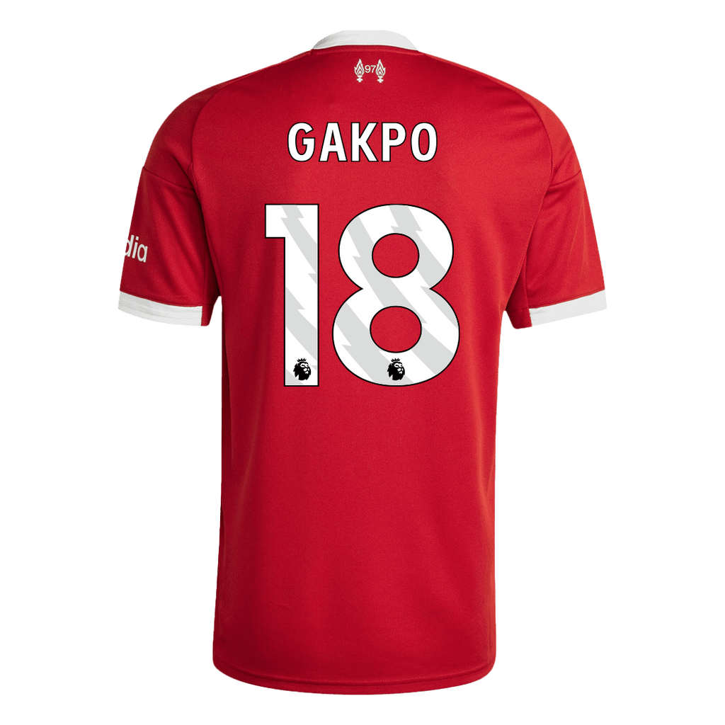 Liverpool GAKPO #18 Home Soccer Jersey 2025/26