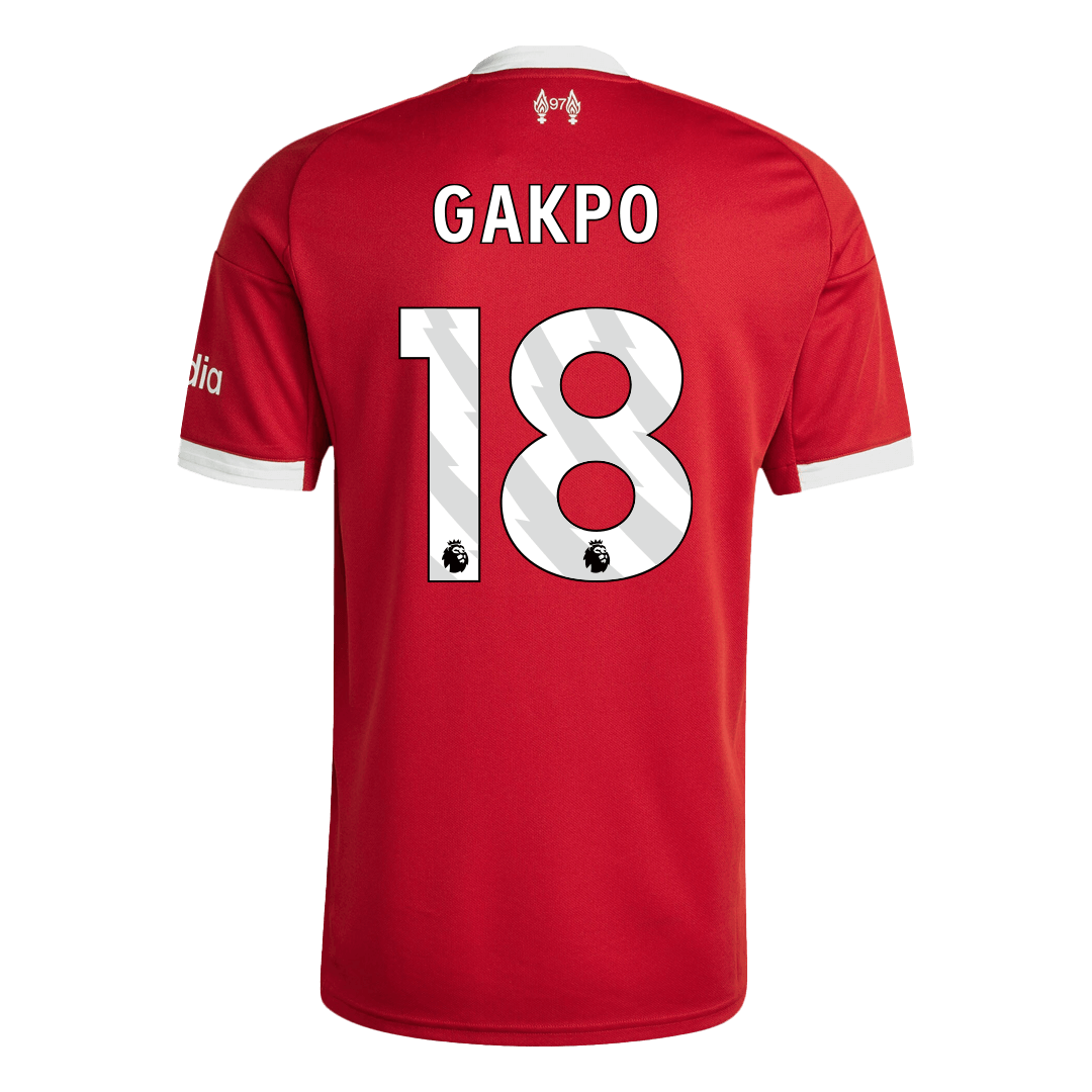 Liverpool GAKPO #18 Home Soccer Jersey 2025/26