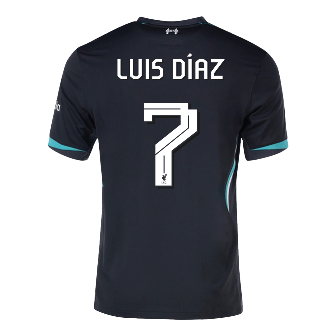 Liverpool LUIS DÍAZ #7 Away Jersey 2024/25 - UCL Edition
